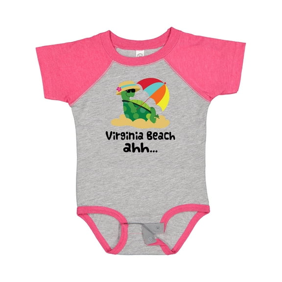 Inktastic Virginia Beach Virginia Boys or Girls Baby Bodysuit