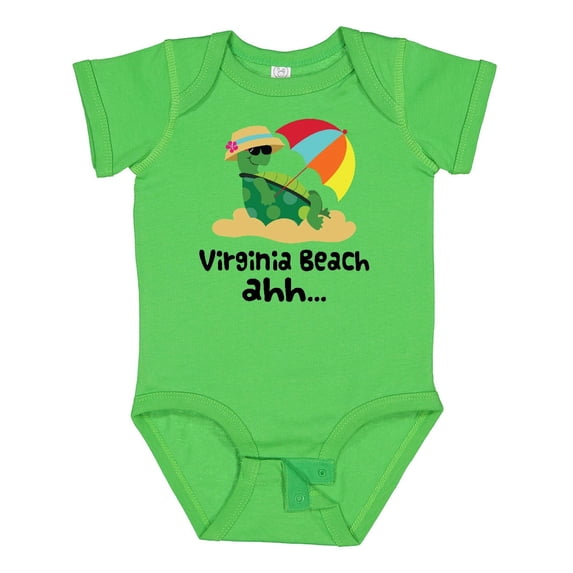 Inktastic Virginia Beach Virginia Boys or Girls Baby Bodysuit