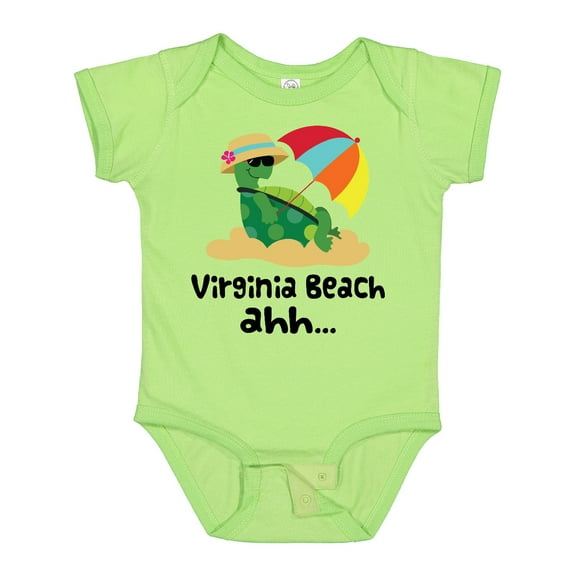 Inktastic Virginia Beach Virginia Boys or Girls Baby Bodysuit