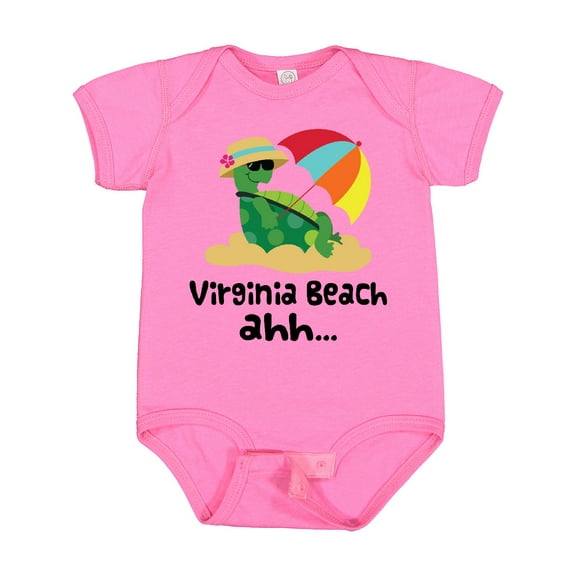 Inktastic Virginia Beach Virginia Boys or Girls Baby Bodysuit