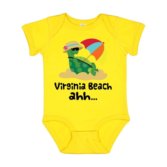 Inktastic Virginia Beach Virginia Boys or Girls Baby Bodysuit