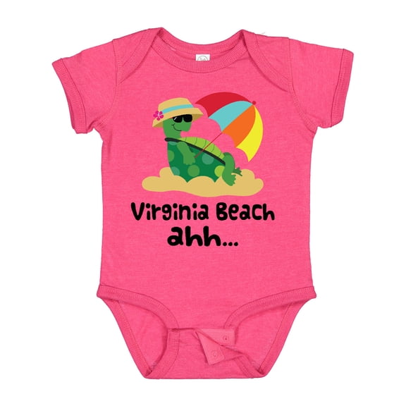 Inktastic Virginia Beach Virginia Boys or Girls Baby Bodysuit