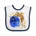 thumbnail image 1 of Inktastic Virgo Constellation Zodiac Sign Illustration Boys or Girls Baby Bib, 1 of 4