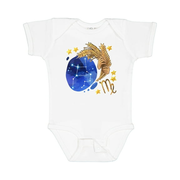 Inktastic Virgo Constellation Zodiac Sign Illustration Boys or Girls Baby Bodysuit