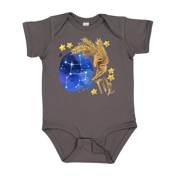 Inktastic Virgo Constellation Zodiac Sign Illustration Boys or Girls Baby Bodysuit