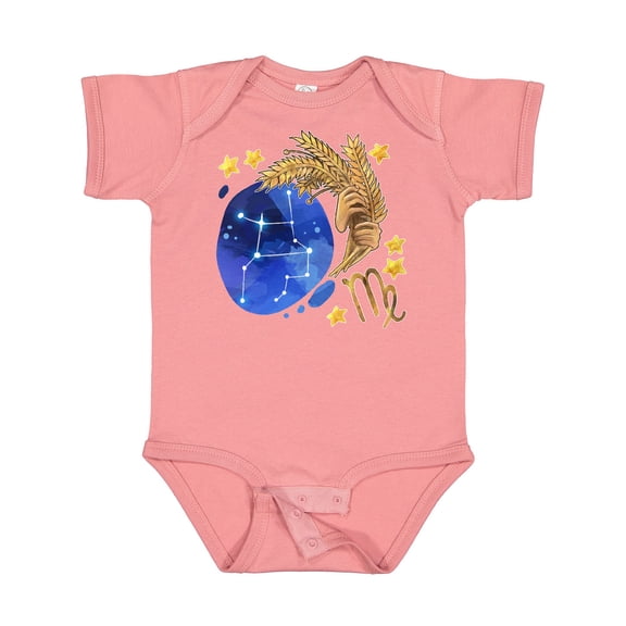 Inktastic Virgo Constellation Zodiac Sign Illustration Boys or Girls Baby Bodysuit
