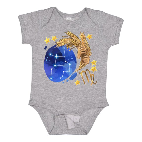 Inktastic Virgo Constellation Zodiac Sign Illustration Boys or Girls Baby Bodysuit