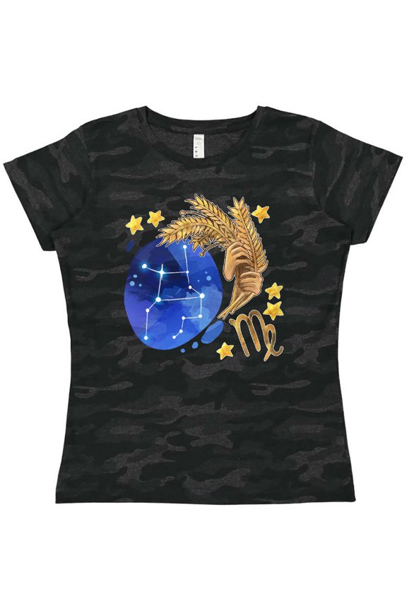 Virgo Constellation Zodiac Sign Illustration Women's T-Shirt