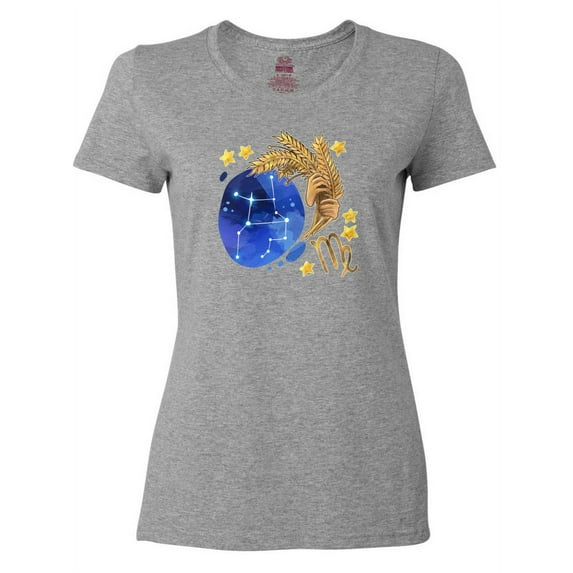Inktastic Virgo Constellation Zodiac Sign Illustration Women's T-Shirt