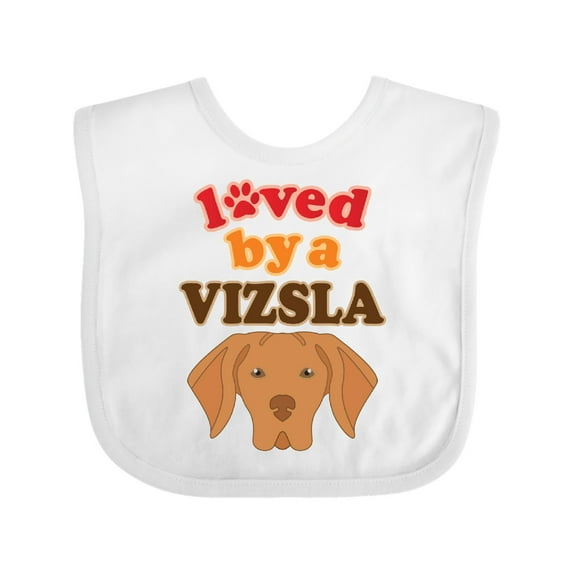 Inktastic Vizsla Dog Lover Boys or Girls Baby Bib