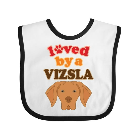 Inktastic Vizsla Dog Lover Boys or Girls Baby Bib