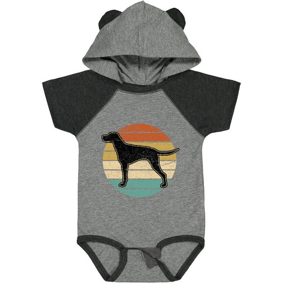 Inktastic Vizsla Dog Retro Sunset Boys or Girls Baby Bodysuit