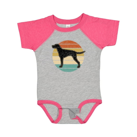 Inktastic Vizsla Dog Retro Sunset Boys or Girls Baby Bodysuit