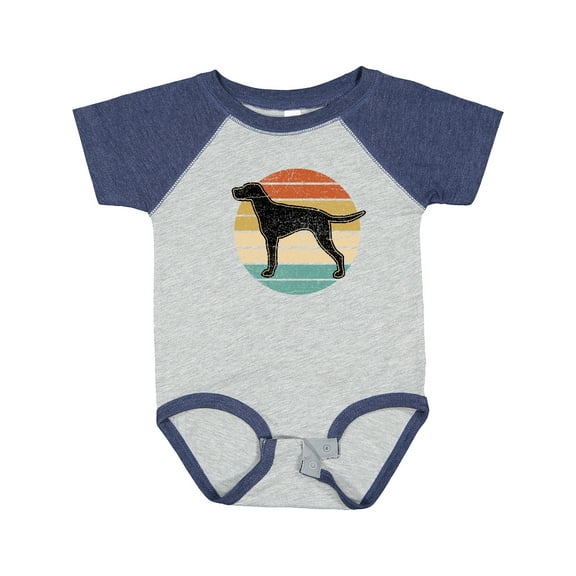 Inktastic Vizsla Dog Retro Sunset Boys or Girls Baby Bodysuit