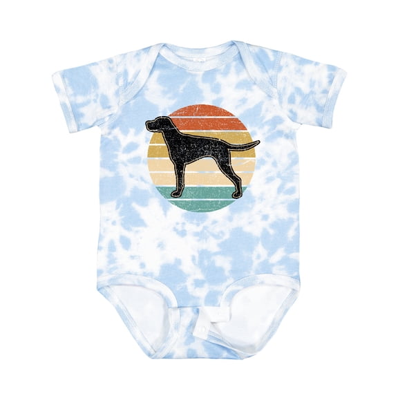 Inktastic Vizsla Dog Retro Sunset Boys or Girls Baby Bodysuit