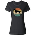 thumbnail image 1 of Inktastic Vizsla Dog Retro Sunset Women's T-Shirt, 1 of 5