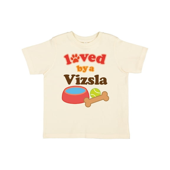 Inktastic Vizsla Loved by a (dog Breed) Boys or Girls Toddler T-Shirt