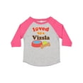 thumbnail image 1 of Inktastic Vizsla Loved by a (dog Breed) Boys or Girls Toddler T-Shirt, 1 of 5