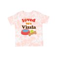 thumbnail image 1 of Inktastic Vizsla Loved by a (dog Breed) Boys or Girls Toddler T-Shirt, 1 of 5