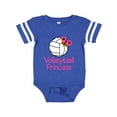 thumbnail image 1 of Inktastic Volleyball Butterfly Princess Girls Baby Bodysuit, 1 of 5