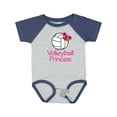 thumbnail image 1 of Inktastic Volleyball Butterfly Princess Girls Baby Bodysuit, 1 of 5