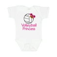 thumbnail image 1 of Inktastic Volleyball Butterfly Princess Girls Baby Bodysuit, 1 of 5
