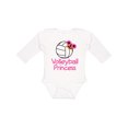 thumbnail image 1 of Inktastic Volleyball Butterfly Princess Girls Long Sleeve Baby Bodysuit, 1 of 5