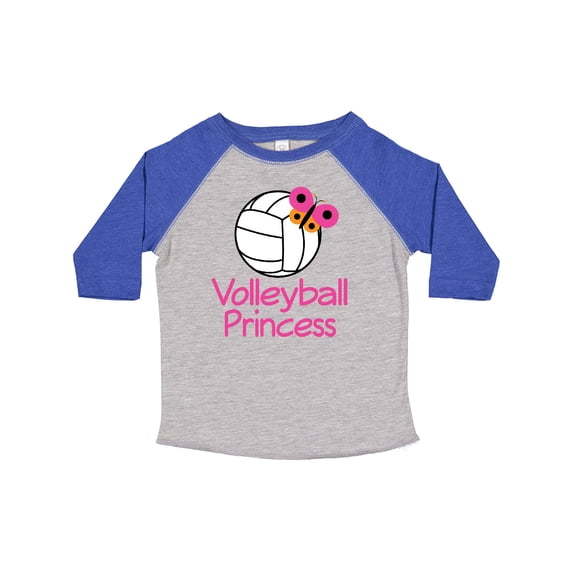 Inktastic Volleyball Butterfly Princess Girls Toddler T-Shirt