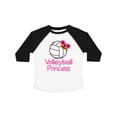 thumbnail image 1 of Inktastic Volleyball Butterfly Princess Girls Toddler T-Shirt, 1 of 5