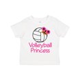 thumbnail image 1 of Inktastic Volleyball Butterfly Princess Girls Toddler T-Shirt, 1 of 5