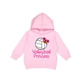 thumbnail image 1 of Inktastic Volleyball Butterfly Princess Toddler Hoodie, 1 of 4