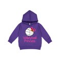 thumbnail image 1 of Inktastic Volleyball Butterfly Princess Toddler Hoodie, 1 of 4