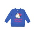 thumbnail image 1 of Inktastic Volleyball Butterfly Princess Toddler Sweatshirt, 1 of 4