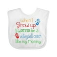 thumbnail image 1 of Inktastic Volleyball Coach Like Mommy Boys or Girls Baby Bib, 1 of 4