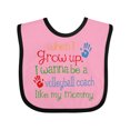 thumbnail image 1 of Inktastic Volleyball Coach Like Mommy Boys or Girls Baby Bib, 1 of 4