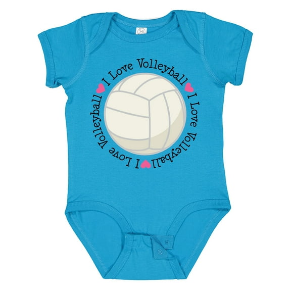 Inktastic Volleyball Gifts for Girls Girls Baby Bodysuit