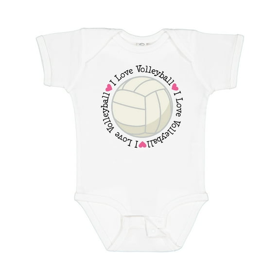 Inktastic Volleyball Gifts for Girls Girls Baby Bodysuit