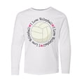 thumbnail image 1 of Inktastic Volleyball Gifts for Girls Long Sleeve Youth T-Shirt, 1 of 5