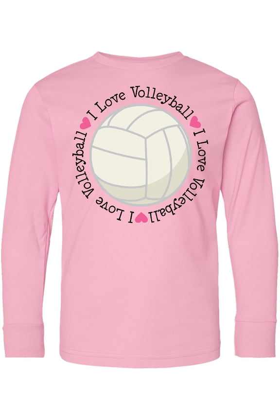 Volleyball Gifts for Girls Long Sleeve Youth T-Shirt
