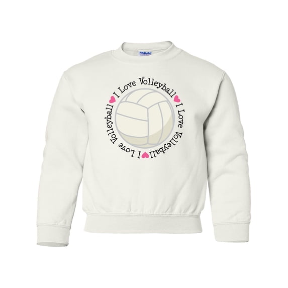 Inktastic Volleyball Gifts for Girls Youth Sweatshirt