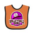 thumbnail image 1 of Inktastic Volleyball Girl Girls Baby Bib, 1 of 4