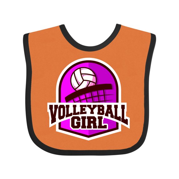 Inktastic Volleyball Girl Girls Baby Bib