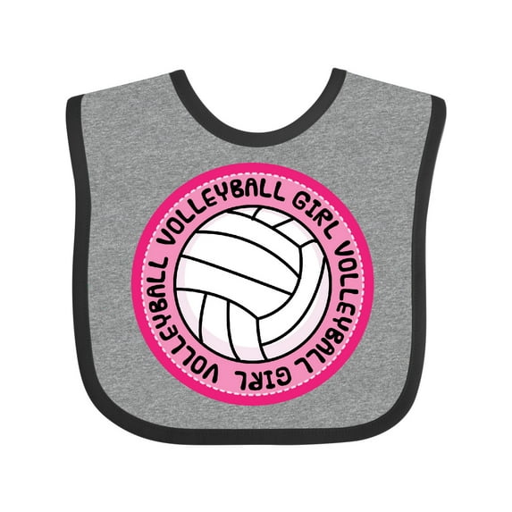 Inktastic Volleyball Girl Girls Baby Bib