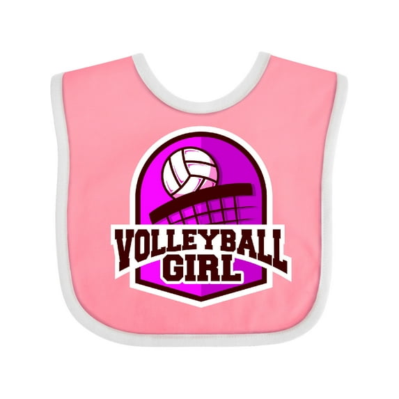 Inktastic Volleyball Girl Girls Baby Bib