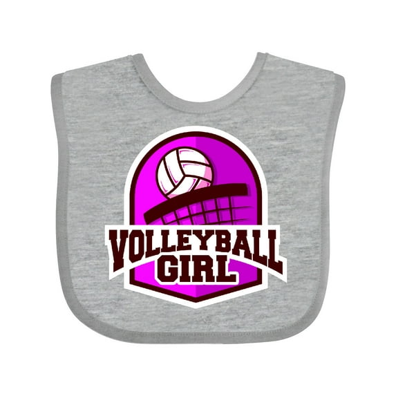Inktastic Volleyball Girl Girls Baby Bib