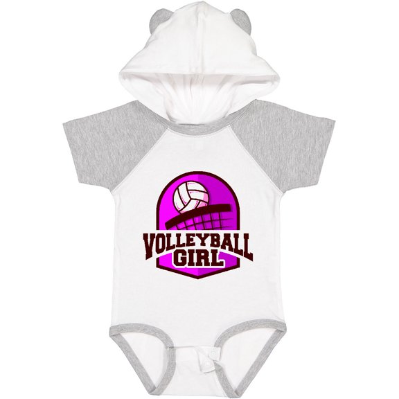 Inktastic Volleyball Girl Girls Baby Bodysuit