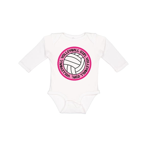 Inktastic Volleyball Girl Girls Long Sleeve Baby Bodysuit