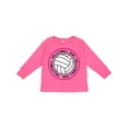thumbnail image 1 of Inktastic Volleyball Girl Girls Long Sleeve Toddler T-Shirt, 1 of 5