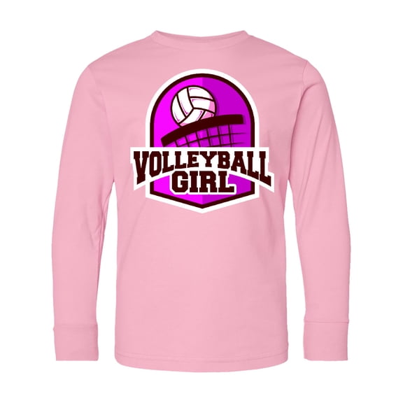 Inktastic Volleyball Girl Long Sleeve Youth T-Shirt