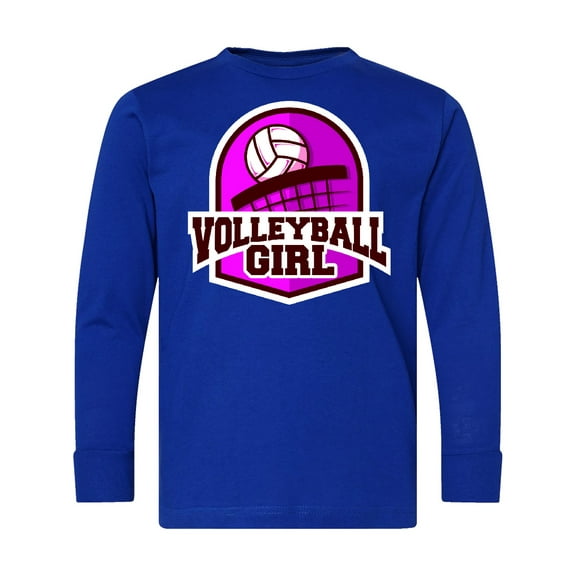 Inktastic Volleyball Girl Long Sleeve Youth T-Shirt